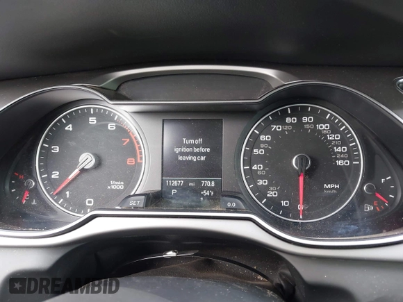2015 Audi A4 Premium Plus with VIN WAUFFAFL6FN001386, listed as a IAAI auction lot 41711364 with 112,677 mi miles. Bid and sale history available at carsss.com. Image 7.