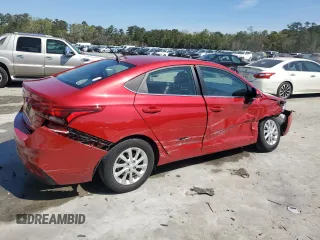 2022 Hyundai Accent SE with VIN 3KPC24A68NE180263, listed as a Copart auction lot 50977145 with 33,320 mi miles and Salvage Title. Bid and sale history available at DreamBid. Image 3.