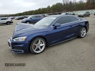 2019 Audi A5 Premium z VIN WAUSNAF54KA014853, wystawiony jako Copart lot #82313133 z przebiegiem 24 403 mil mil oraz . Historia ofert i sprzedaży dostępna na DreamBid. Obrazek 1.