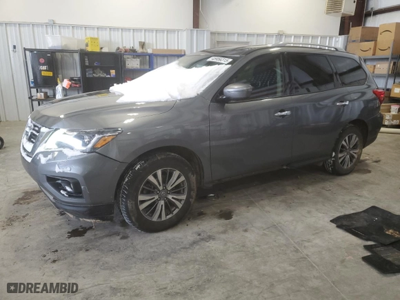2020 Nissan Pathfinder SV with VIN 5N1DR2BN8LC576705, listed as a Copart auction lot 45956315 with 125779 miles and Salvage Title. Bid and sale history available at carsss.com. Image 1.