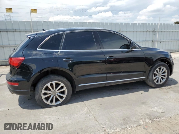 2013 Audi Q5 Premium Plus with VIN WA1LFAFP7DA091851, listed as a Copart auction lot 59974945 with 127,335 mi miles and Salvage title. Bid and sale history available at DreamBid. Image 3.