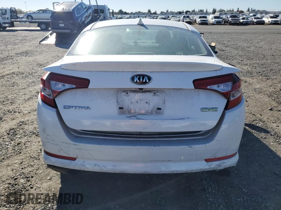 2013 Kia Optima Hybrid LX with VIN KNAGM4AD4D5041927, listed as a Copart auction lot 78914864 with 85,362 mi miles and Salvage Title. Bid and sale history available at carsss.com. Image 6.