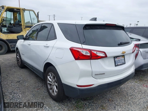 2019 Chevrolet Equinox LS with VIN 2GNAXHEV8K6108399, listed as a IAAI auction lot 42084167 with 72,385 mi miles and . Bid and sale history available at carsss.com. Image 3.