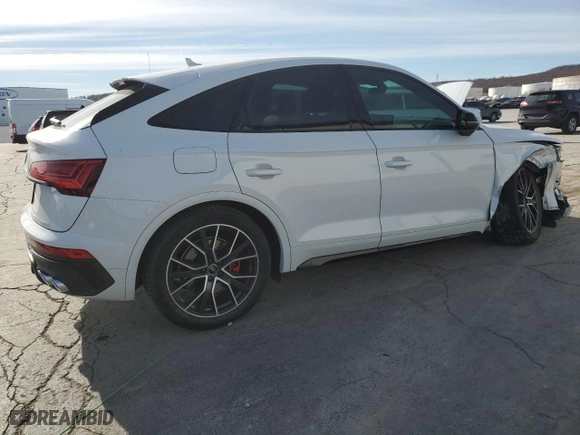 2023 Audi SQ5 Sportback Premium Plus with VIN WA124AFY3P2032515, listed as a Copart auction lot 84814574 with 17,901 mi miles and Salvage Title. Bid and sale history available at carsss.com. Image 3.