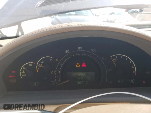 2000 Mercedes-Benz CL 500/600 z VIN WDBPJ75JXYA006219, wystawiony jako Copart lot #68355704 z przebiegiem 106 740 mil mil oraz Szkoda całkowita • Salvage title. Historia ofert i sprzedaży dostępna na DreamBid. Obrazek 9.
