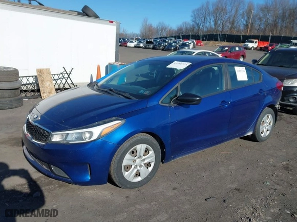 2017 Kia Forte LX with VIN 3KPFL4A75HE050061, listed as a IAAI auction lot 41897704 with 113,578 mi miles. Bid and sale history available at carsss.com. Image 2.
