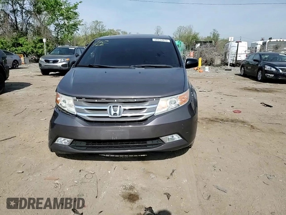 2012 Honda Odyssey Touring with VIN 5FNRL5H92CB134917, listed as a Copart auction lot 54437875 with 139,318 mi miles and Salvage Title. Bid and sale history available at DreamBid. Image 14.