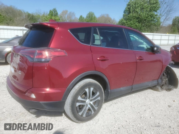 2018 Toyota RAV4 LE with VIN 2T3BFREV7JW777434, listed as a Copart auction lot 52180845 with 112,431 mi miles and Salvage Title. Bid and sale history available at carsss.com. Image 3.