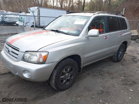 2004 Toyota Highlander with VIN JTEEP21A640060919, listed as a IAAI auction lot 41157455 with 126,227 mi miles. Bid and sale history available at carsss.com. Image 17.