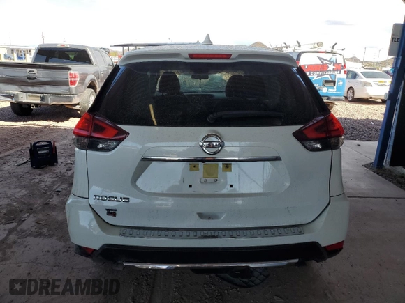 2017 Nissan Rogue S with VIN JN8AT2MT7HW132844, listed as a Copart auction lot 51873665 with 77,664 mi miles and Salvage Title. Bid and sale history available at carsss.com. Image 6.