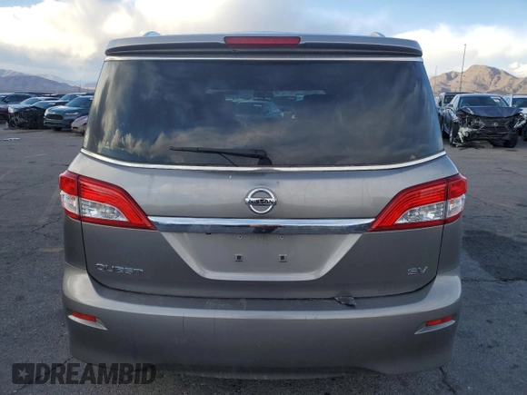 2013 Nissan Quest SV with VIN JN8AE2KP3D9064972, listed as a Copart auction lot 48404305 with 83,205 mi miles and Salvage title. Bid and sale history available at DreamBid. Image 6.