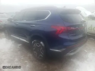 2023 Hyundai Santa Fe Hybrid Limited with VIN 5NMS5DA1XPH006102, listed as a Copart auction lot 37800874 with 14,200 mi miles. Bid and sale history available at carsss.com. Image 2.