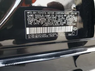 2018 Lexus LS with VIN JTHB51FF3J5002758, listed as a Copart auction lot 66185614 with 103,285 mi miles and Salvage Title. Bid and sale history available at carsss.com. Image 12.