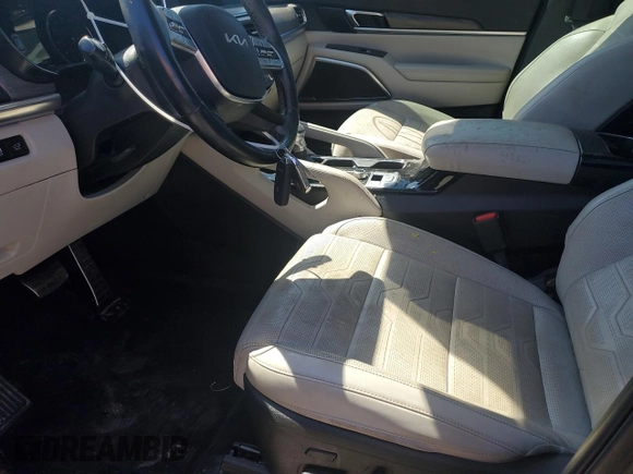2022 Kia Telluride SX z VIN 5XYP5DHC6NG221853, wystawiony jako Copart lot #52912795 z przebiegiem 78 374 mil mil oraz Szkoda całkowita • Salvage title. Historia ofert i sprzedaży dostępna na DreamBid. Obrazek 7.