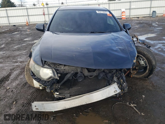2012 Acura TSX Tech Pkg with VIN JH4CU2F62CC008451, listed as a Copart auction lot 45272625 with 179,434 mi miles and Salvage Title. Bid and sale history available at carsss.com. Image 5.