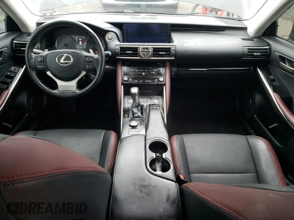 2018 Lexus IS with VIN JTHBA1D2XJ5073905, listed as a Copart auction lot 45915575 with 73,075 mi miles and Salvage Title. Bid and sale history available at carsss.com. Image 8.