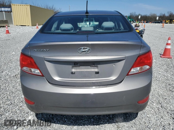 2017 Hyundai Accent SE with VIN KMHCT4AE3HU369599, listed as a Copart auction lot 52248735 with 130,807 mi miles and Salvage Title. Bid and sale history available at carsss.com. Image 6.