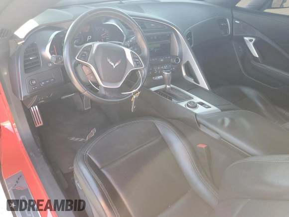2015 Chevrolet Corvette 2LT with VIN 1G1YD2D7XF5104218, listed as a Copart auction lot 56056945 with 42,300 mi miles and Salvage title. Bid and sale history available at DreamBid. Image 8.