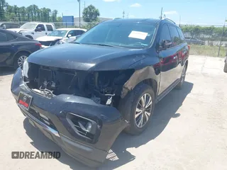 2018 Nissan Pathfinder S with VIN 5N1DR2MN5JC607189, listed as a IAAI auction lot 42146643 with 115,704 mi miles and . Bid and sale history available at DreamBid. Image 2.