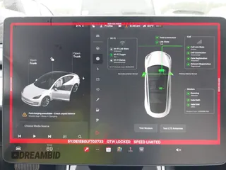 2020 Tesla Model 3 Long Range with VIN 5YJ3E1EB0LF703733, listed as a IAAI auction lot 41796732 with 75,027 mi miles. Bid and sale history available at carsss.com. Image 18.