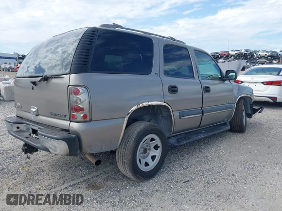 2002 Chevrolet Tahoe LS z VIN 1GNEC13Z72R258244, wystawiony jako IAAI lot #42639069 z przebiegiem Nie podano mil oraz . Historia ofert i sprzedaży dostępna na DreamBid. Obrazek 4.