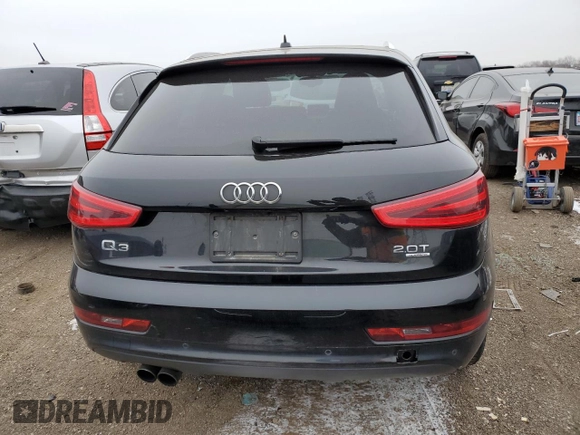 2015 Audi Q3 2.0T Prestige with VIN WA1GFCFSXFR002845, listed as a Copart auction lot 72222532 with 65,860 mi miles. Bid and sale history available at carsss.com. Image 6.
