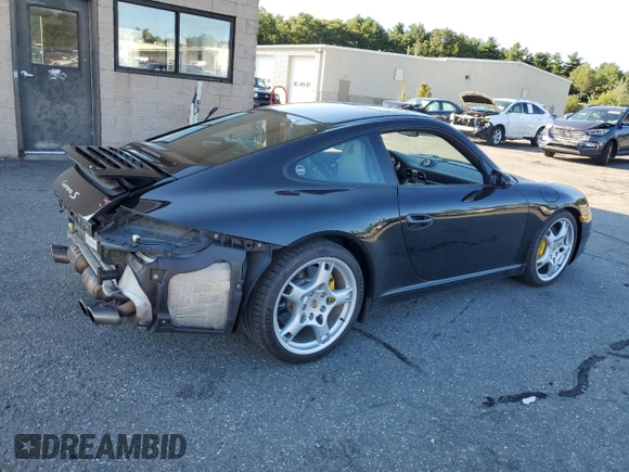 2005 Porsche 911 Turbo S with VIN WP0AB29905S741885, listed as a Copart auction lot 68342354 with 89,044 mi miles and Salvage Title. Bid and sale history available at carsss.com. Image 3.