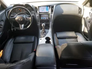 2018 Infiniti Q50 3.0t LUXE with VIN JN1EV7AR6JM440783, listed as a Copart auction lot 46098645 with 60,221 mi miles and Salvage Title. Bid and sale history available at carsss.com. Image 8.
