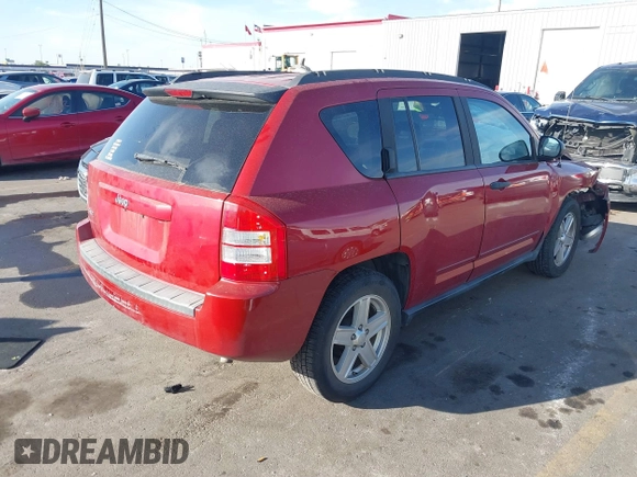 2008 Jeep Compass Sport with VIN 1J8FF47W78D787200, listed as a IAAI auction lot 40565853 with 153,500 mi miles and . Bid and sale history available at DreamBid. Image 4.