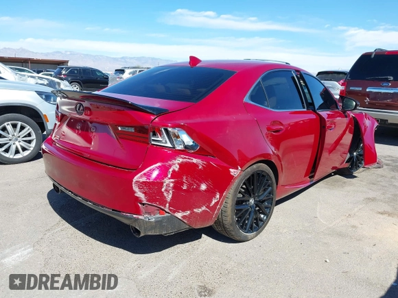 2015 Lexus IS 250 with VIN JTHBF1D2XF5044400, listed as a IAAI auction lot 41605032 with 103,068 mi miles and . Bid and sale history available at DreamBid. Image 4.