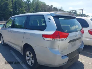 2014 Toyota Sienna L with VIN 5TDZK3DC9ES518653, listed as a IAAI auction lot 42767591 with 261,730 mi miles and . Bid and sale history available at DreamBid. Image 3.