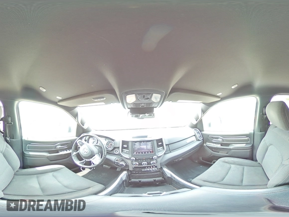 2019 Ram 1500 Big Horn with VIN 1C6SRFFT1KN686081, listed as a Copart auction lot 59565525 with 127,987 mi miles and Salvage title. Bid and sale history available at DreamBid. Image 14.