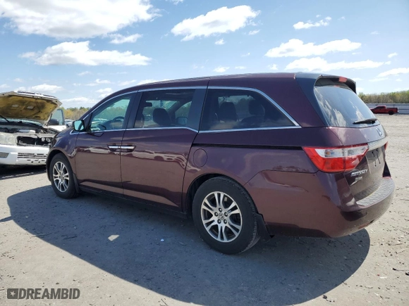 2013 Honda Odyssey EX-L with VIN 5FNRL5H60DB013634, listed as a Copart auction lot 51920635 with 176,440 mi miles and Clean Title. Bid and sale history available at carsss.com. Image 2.