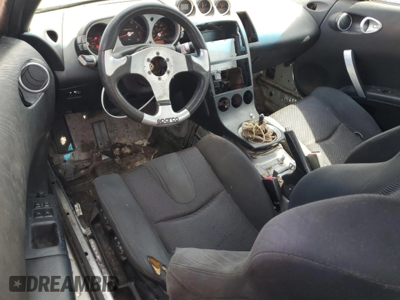 2005 Nissan 350Z with VIN JN1AZ34D95M607395, listed as a Copart auction lot 76422734 with 111,396 mi miles and Non Repairable. Bid and sale history available at DreamBid. Image 8.