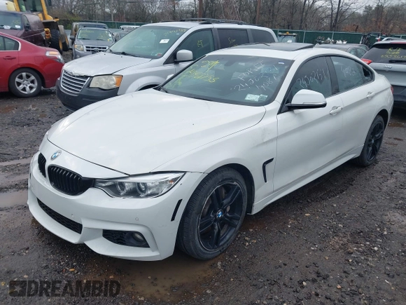 2016 BMW 4 Series 428i xDrive with VIN WBA4C9C57GG141554, listed as a IAAI auction lot 41988753 with Not Provided miles. Bid and sale history available at carsss.com. Image 19.