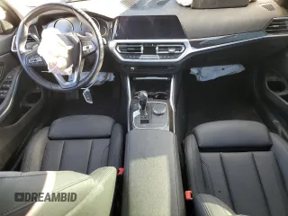 2019 BMW 3 Series 330i with VIN 3MW5R1J55K8B03545, listed as a Copart auction lot 47747775 with 0 mi miles and Salvage Title. Bid and sale history available at carsss.com. Image 8.