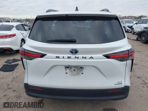 2022 Toyota Sienna XLE with VIN 5TDYRKEC5NS086739, listed as a IAAI auction lot 41277212 with 54,922 mi miles. Bid and sale history available at carsss.com. Image 16.