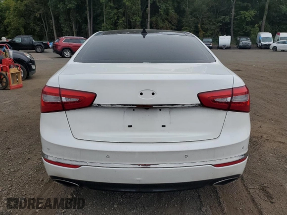 2016 Kia Cadenza Premium with VIN KNALN4D75G5211315, listed as a Copart auction lot 73291874 with 113,734 mi miles and Clean Title. Bid and sale history available at carsss.com. Image 6.