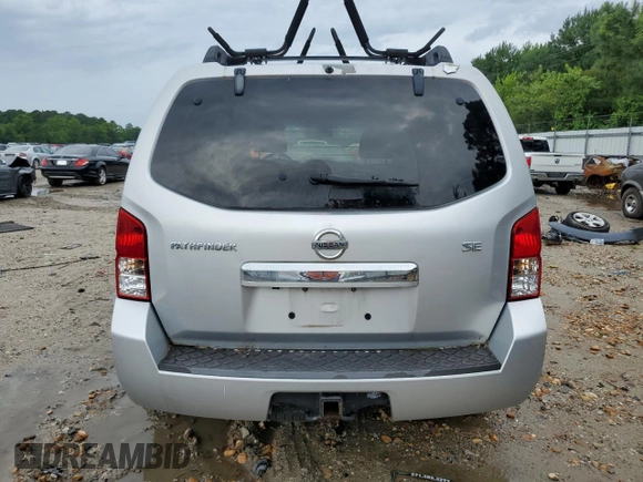 2008 Nissan Pathfinder S with VIN 5N1AR18B58C663236, listed as a Copart auction lot 64823724 with 192,473 mi miles and Clean title. Bid and sale history available at DreamBid. Image 6.