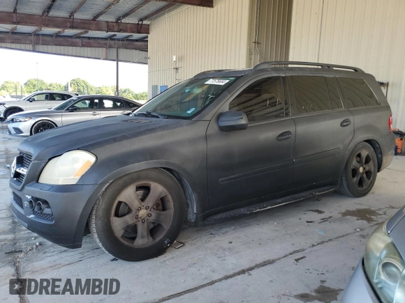 2010 Mercedes-Benz GL-Class GL 450 with VIN 4JGBF7BE9AA611578, listed as a Copart auction lot 77575684 with 185,262 mi miles and Clean Title. Bid and sale history available at carsss.com. Image 1.