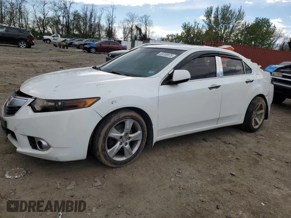 2012 Acura TSX Tech Pkg with VIN JH4CU2F61CC028996, listed as a Copart auction lot 53205975 with 161,700 mi miles and Clean Title. Bid and sale history available at carsss.com. Image 1.