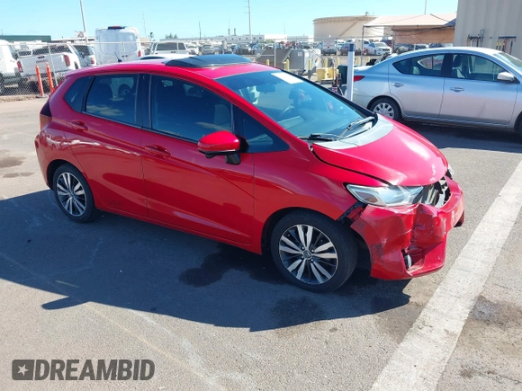 2015 Honda Fit EX-L z VIN 3HGGK5H84FM761279, wystawiony jako IAAI lot #40911141 z przebiegiem 82 217 mil mil oraz . Historia ofert i sprzedaży dostępna na DreamBid. Obrazek 1.