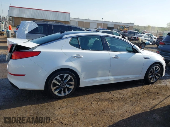 2015 Kia Optima SX Turbo with VIN 5XXGR4A65FG488237, listed as a IAAI auction lot 41978359 with 157,216 mi miles and . Bid and sale history available at DreamBid. Image 13.