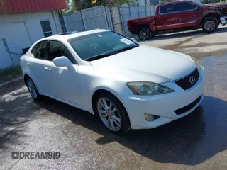 2007 Lexus IS 250 z VIN JTHBK262075048732, wystawiony jako IAAI lot #41852681 z przebiegiem 166 858 mil mil oraz . Historia ofert i sprzedaży dostępna na DreamBid. Obrazek 1.