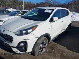2020 Kia Sportage LX with VIN KNDPMCAC1L7830298, listed as a IAAI auction lot 41406343 with 89,076 mi miles. Bid and sale history available at carsss.com. Image 6.