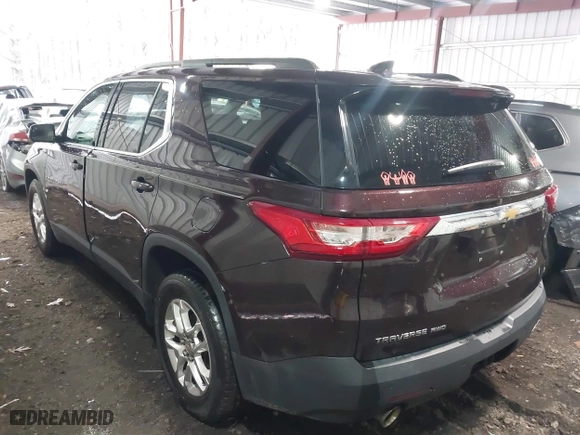 2020 Chevrolet Traverse LT Leather with VIN 1GNEVHKW8LJ127009, listed as a IAAI auction lot 41523802 with 83,950 mi miles. Bid and sale history available at carsss.com. Image 3.