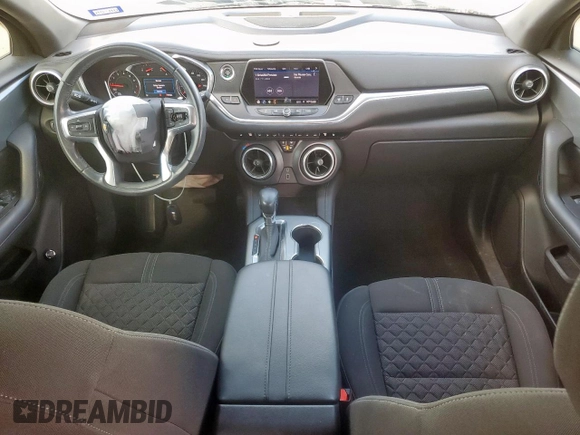 2020 Chevrolet Blazer LT with VIN 3GNKBCRS9LS654623, listed as a Copart auction lot 62659195 with 41,682 mi miles and Salvage title. Bid and sale history available at DreamBid. Image 8.