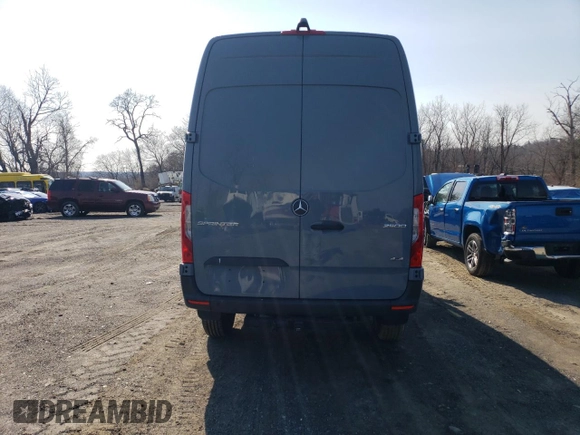 2021 Mercedes-Benz Sprinter with VIN W1Y4EBVY4MT082599, listed as a Copart auction lot 44882634 with 22,930 mi miles and . Bid and sale history available at DreamBid. Image 6.