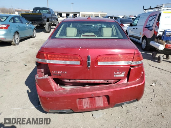 2011 Lincoln MKZ Hybrid with VIN 3LNDL2L39BR763465, listed as a Copart auction lot 48750935 with 265,675 mi miles and Salvage Title. Bid and sale history available at carsss.com. Image 6.