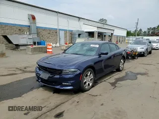 2015 Dodge Charger SXT with VIN 2C3CDXJG7FH848665, listed as a Copart auction lot 66849085 with 88,023 mi miles and Salvage title. Bid and sale history available at DreamBid. Image 13.